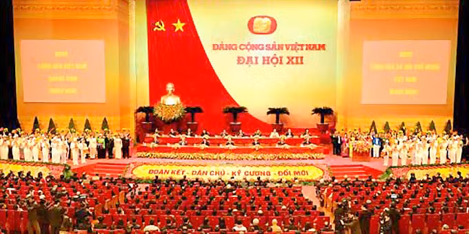 Đại hội đại biểu toàn quốc lần thứ XII của Đảng cộng sản Việt Nam (ảnh minh họa)