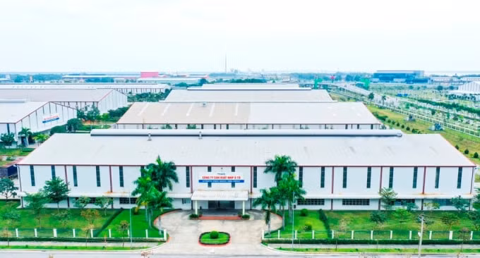 Nhà máy sản xuất nhíp ở KCN THACO Chu Lai, tỉnh Quảng Nam.