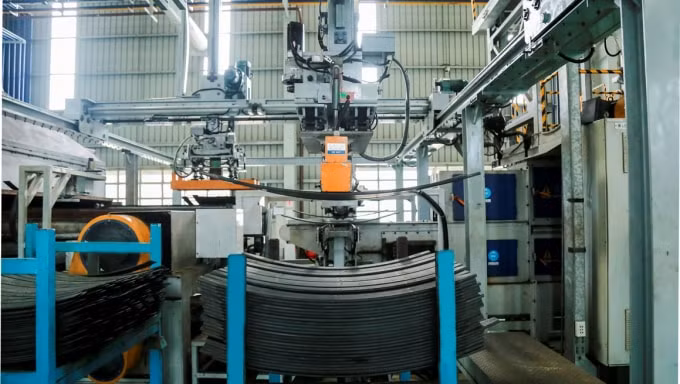 Năm 2019, nhà máy của Thaco đã xuất khẩu 2.200 tấn nhíp.