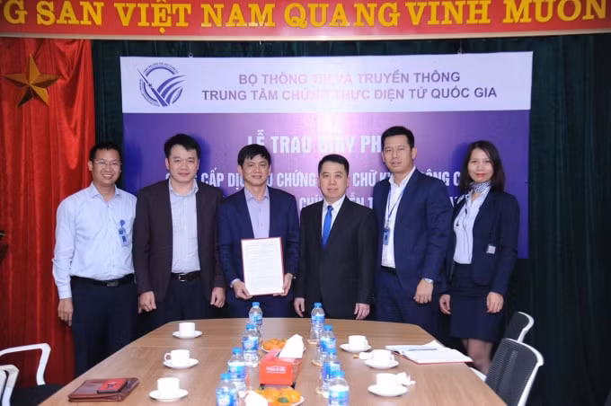 VNPT nhận giấy phép cung cấp dịch vụ chữ ký số VNPT CA lần 3.