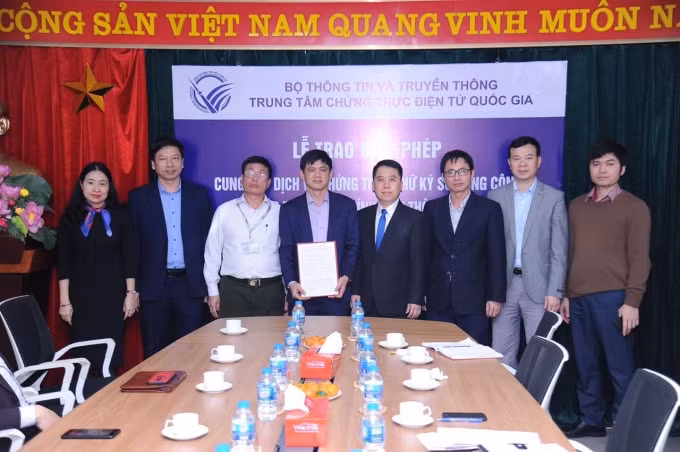 VNPT nhận giấy phép cung cấp dịch vụ chữ ký số VNPT CA.