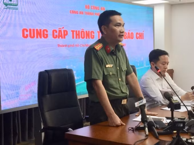 Đại tá Nguyễn Sỹ Quang, Phó giám đốc Công an TP.HCM chính thức thông tin về cuộc truy bắt, tiêu diệt đối tượng Lê Quốc Tuấn