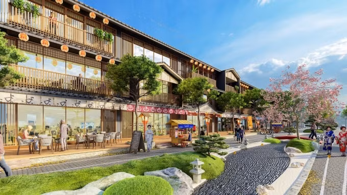 Phân kỳ Sakura Beach của Tổ hợp du lịch nghỉ dưỡng giải trí NovaWorld Hồ Tràm. (Ảnh: Novaland).