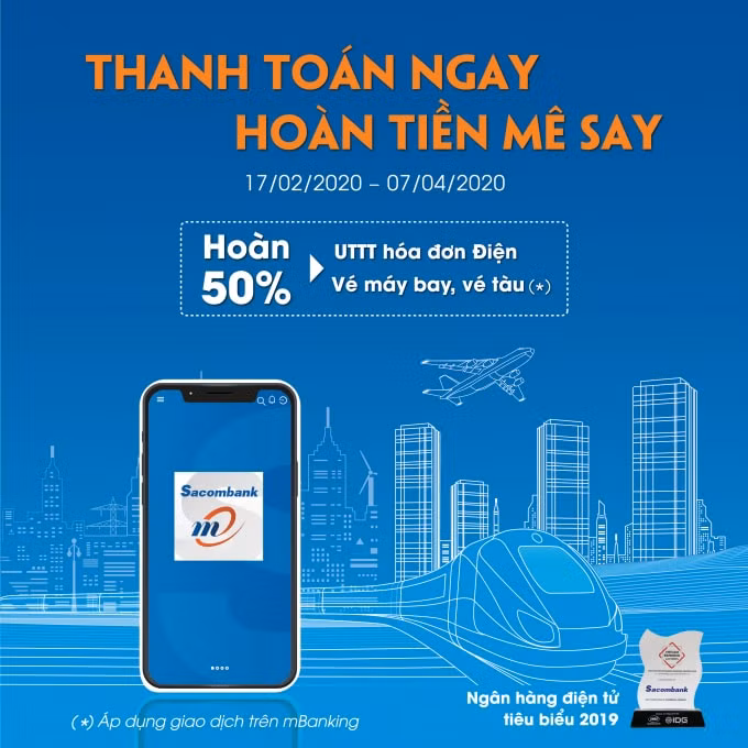 THANH TOAN NGAY - HOAN ME SAY VOI SACOMBANK