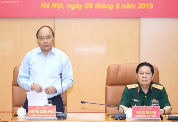 Thủ tướng Nguyễn Xuân Phúc phát biểu tại buổi làm việc. Ảnh: VGP