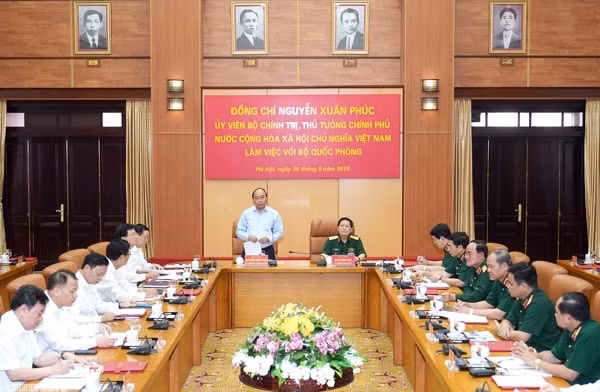 Quang cảnh buổi làm việc. Ảnh: VGP