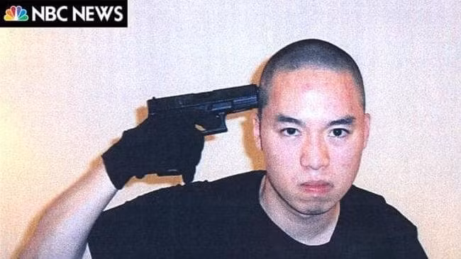 Cho Seung-hui, hung thủ vụ xả súng ở Virginia Tech. Ảnh: NBC