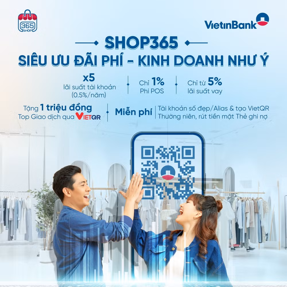 vietinbank ra mat san pham danh rieng cho khach hang kinh doanh va tang uu dai den 1000000 vnd hinh 1