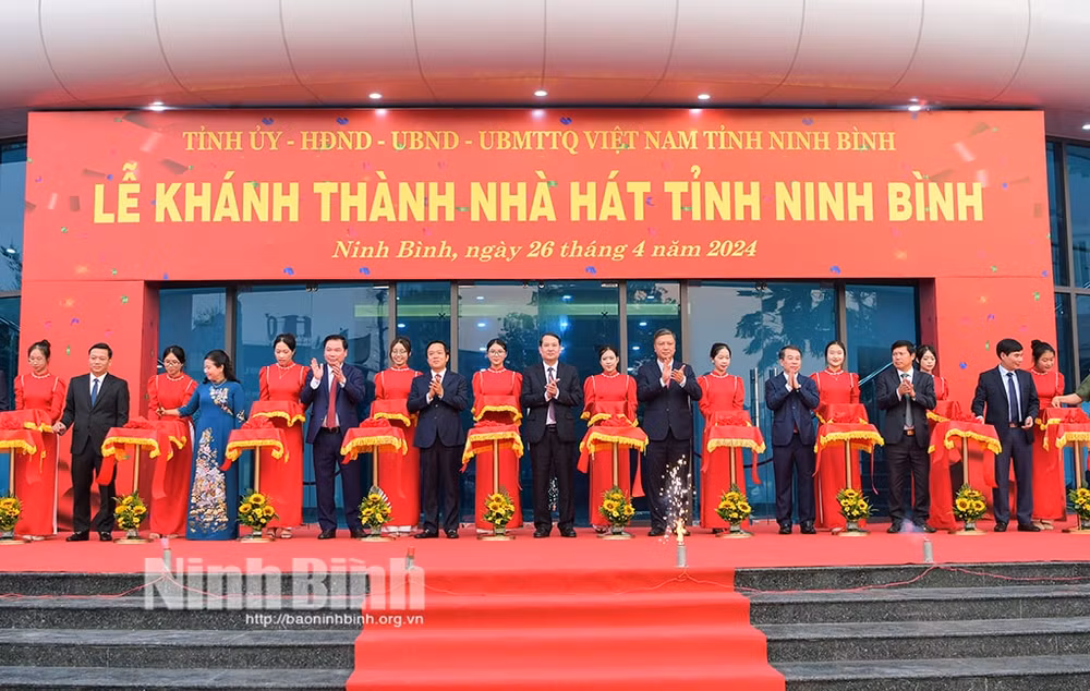 khanh thanh nha hat tinh ninh binh voi tong muc dau tu 245 ty dong hinh 1