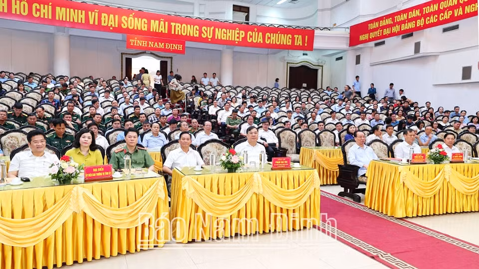 tinh nam dinh trien khai dot sinh hoat chinh tri tu tuong ve noi dung bai viet cua tong bi thu nguyen phu trong hinh 1