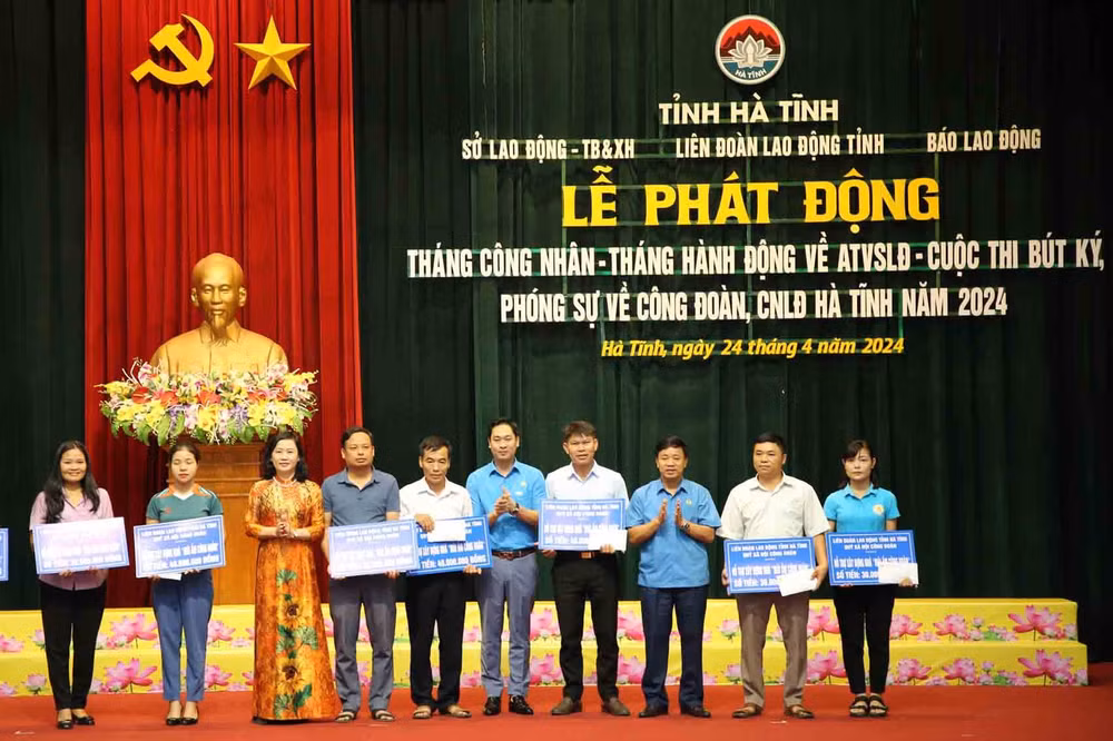 phat dong cuoc thi but ky phong su viet ve cong doan cong nhan va nguoi lao dong ha tinh hinh 2