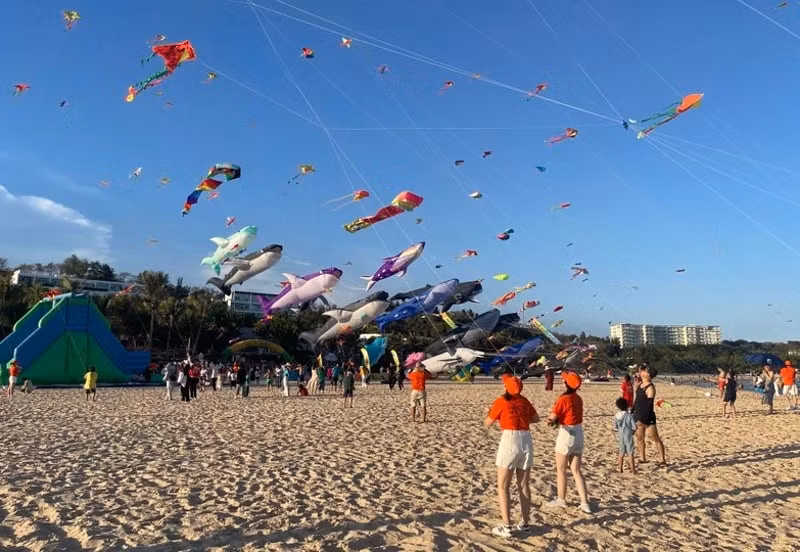 hao hung le hoi tha dieu hello sunny phan thiet hinh 1