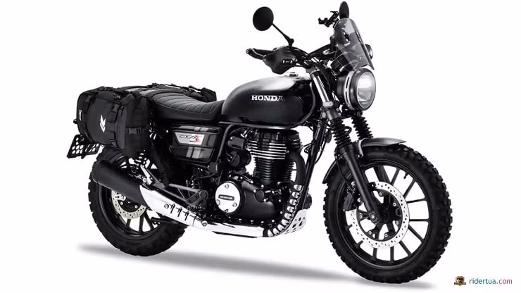 can canh chiec xe co dien honda cb350 rs dirt freak hinh 1