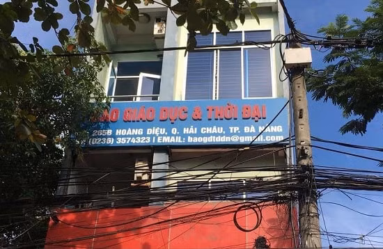 Văn phòng thường trú của báo GD&TĐ tại Đà Nẵng.