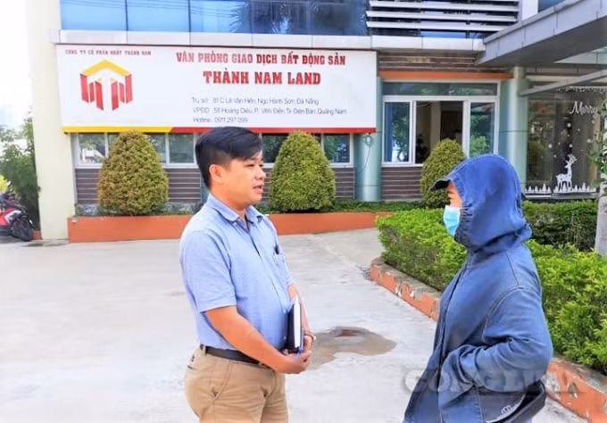Văn phòng giao dịch bất động sản Thành Nam Land.