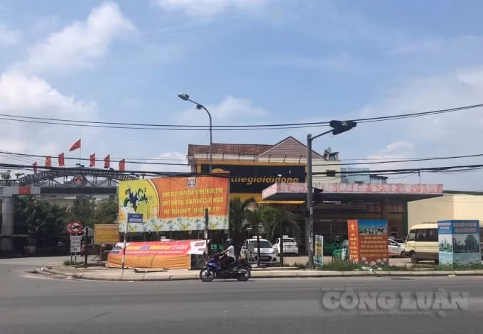 Khu vực cây xăng mà trước đó Công ty Thăng Bình kinh doanh.