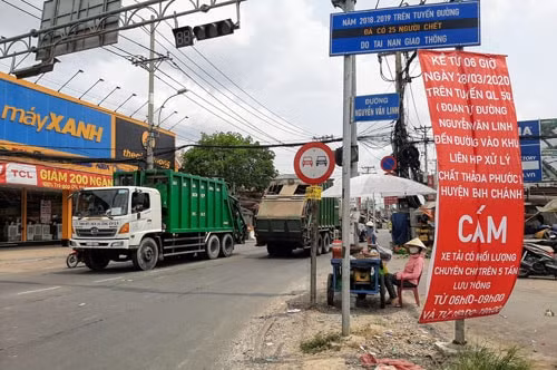 Quốc lộ 50. Ảnh: NLĐ