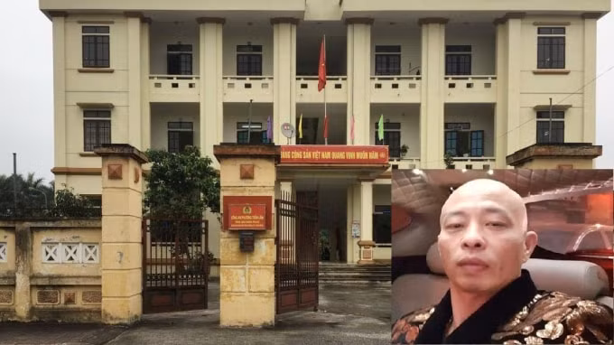 Trụ sở công an phường Trần Lãm, TP Thái Bình nơi Đường 