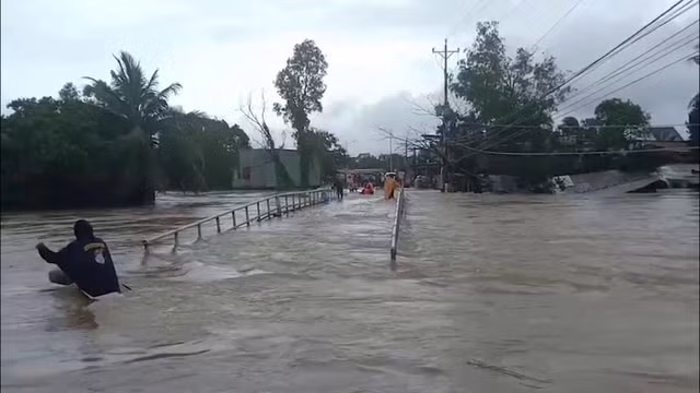 Tình hình mưa lũ ở Kiên Giang vô cùng phức tạp. Ảnh: TL.