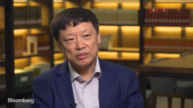 Tổng biên tập tờ Global Times Hu Xijin. Ảnh: Bloomberg