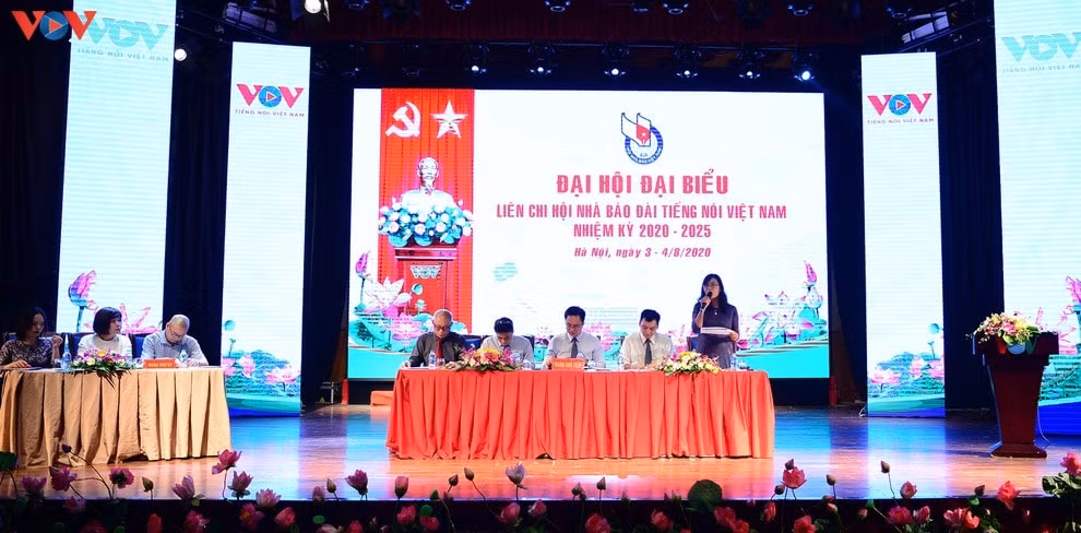 Đại hội Đại biểu Liên Chi hội Nhà báo Đài Tiếng nói Việt Nam.