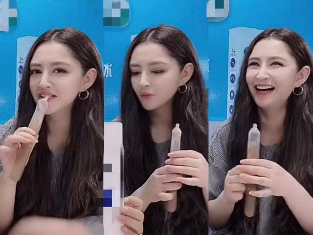 Lý Tâm Ngải khiến khán giả chú ý khi xuất hiện với gương mặt đơ cứng.
