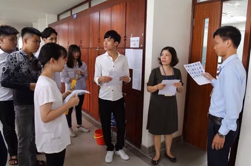 Hình ảnh thí sinh Bắc Ninh tại kì thi THPT quốc gia năm 2019. Ảnh: internet.