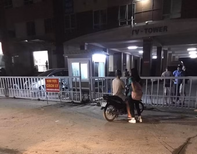 Chung cư Tân Việt có ca nghi nhiễm SARS-CoV-2. Ảnh CTV