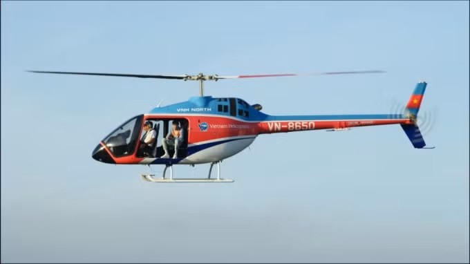 Đen Vâu thuê trực thăng quay MV Trời hôm nay nhiều mây cực. Ảnh: NVCC