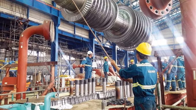 Các thiết bị chính tại NMNĐ Thái Bình 2 đã hoàn tất