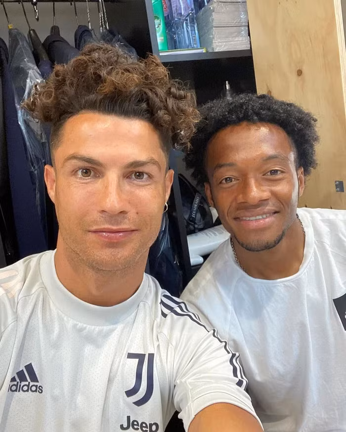 Kiểu tóc cách đây vài tháng của Ronaldo. Ảnh: internet.