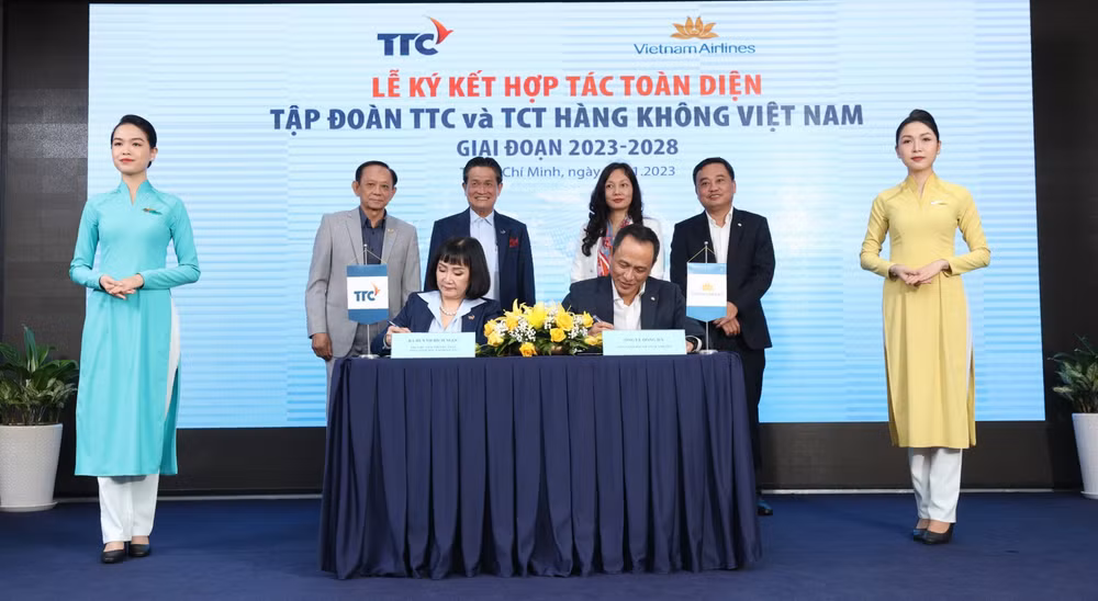 vietnam airlines va tap doan ttc ky ket hop tac toan dien hinh 1