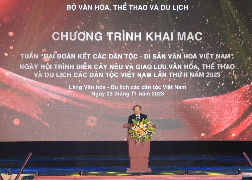 khai mac tuan dai doan ket cac dan toc di san van hoa viet nam nam 2023 hinh 2
