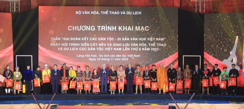 khai mac tuan dai doan ket cac dan toc di san van hoa viet nam nam 2023 hinh 1