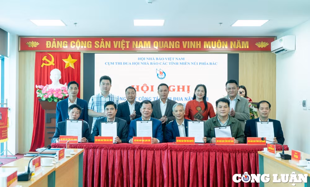 cum thi dua hoi nha bao cac tinh mien nui phia bac phan dau hoan thanh cac nhiem vu ke hoach da de ra hinh 1