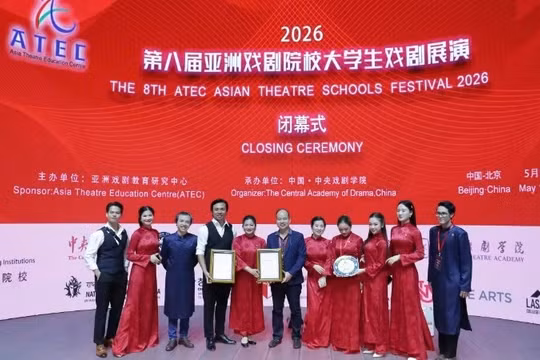 Việt Nam giành giải Vở diễn xuất sắc tại Liên hoan ATEC 2026