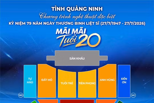 Quảng Ninh mời khoảng 11.000 người có công dự concert "Mãi mãi tuổi 20"