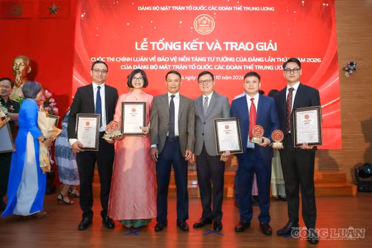Báo Nhà báo và Công luận đoạt 2 giải tại Cuộc thi chính luận năm 2026
