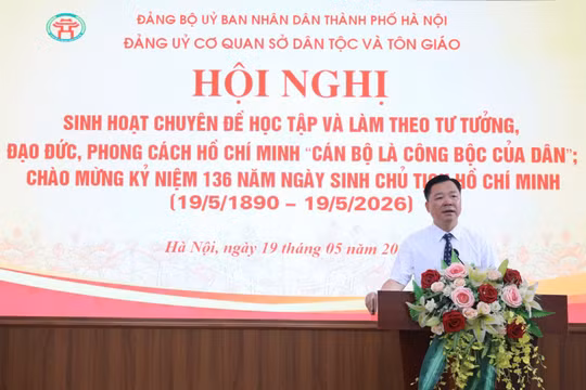 Sở Dân tộc và Tôn giáo Hà Nội tổ chức nhiều hoạt động chính trị ý nghĩa nhân kỷ niệm Ngày sinh Chủ tịch Hồ Chí Minh 