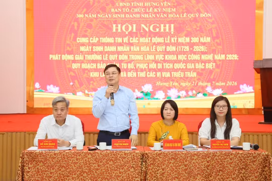 Hưng Yên tổ chức nhiều hoạt động kỷ niệm 300 năm ngày sinh Danh nhân văn hóa Lê Quý Đôn