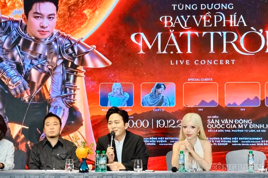 Tùng Dương sẽ tổ chức live concert "Bay về phía mặt trời" tại sân vận động Mỹ Đình 