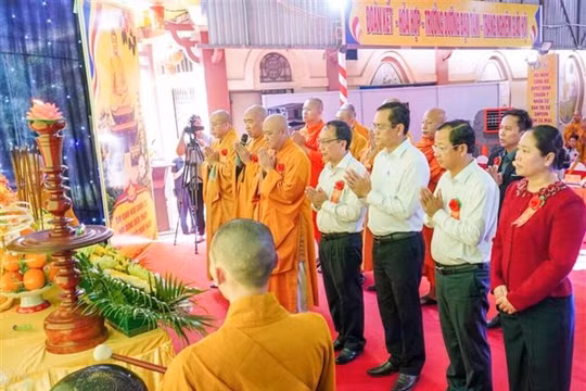 Cà Mau động thổ dự án tu bổ Di tích quốc gia Chùa Phật Tổ