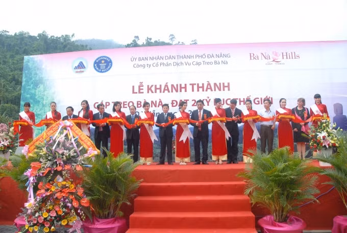 Khánh thành tuyến cáp treo số 1.