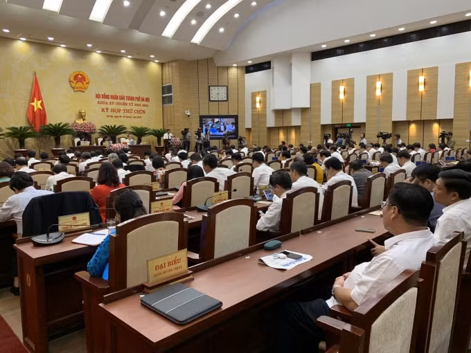 Các đại biểu tham dự kỳ họp. Ảnh: Hoàng Dương