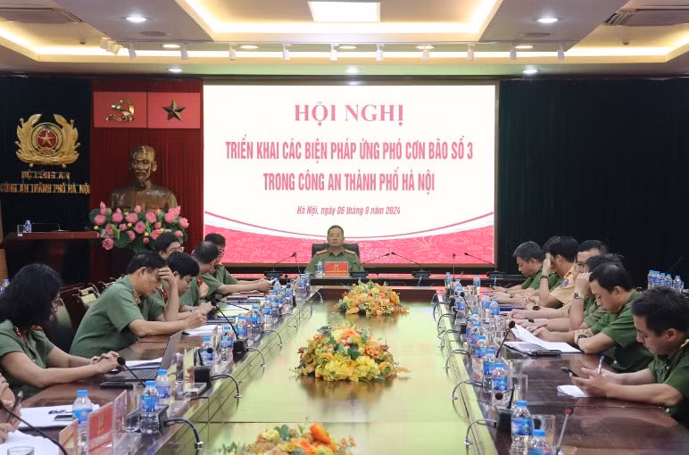 cong an ha noi trien khai nhieu phuong an ung pho sieu bao yagi hinh 1