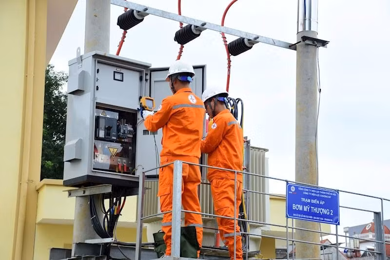 ha noi 100 so tram bom tieu thoat nuoc da duoc khoi phuc cap dien on dinh hinh 1