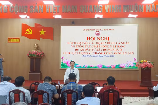  Xã Bình Minh: Đề xuất cho hộ dân bị thu hồi đất mua nhà ở xã hội để tháo gỡ vướng mắc giải phóng mặt bằng 