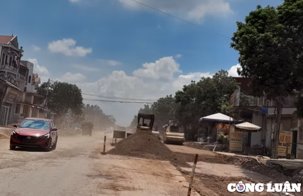 bui bay mit mu trong qua trinh thuc hien cai tao nang cap quoc lo 31 qua bac giang hinh 1