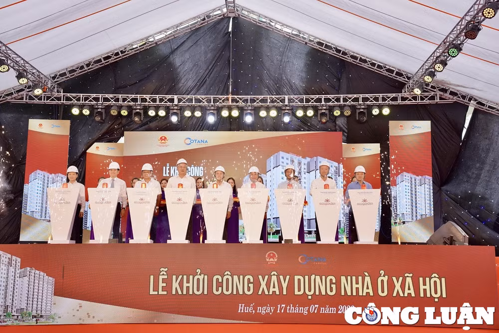 thua thien hue khoi cong xay dung hon 1000 can nha o xa hoi hinh 1