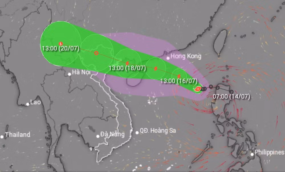 xac minh 12 tau thuyen dang trong vung nguy hiem do anh huong ap thap nhiet doi hinh 1